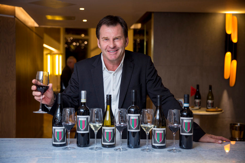 Nick Faldo's wine collection