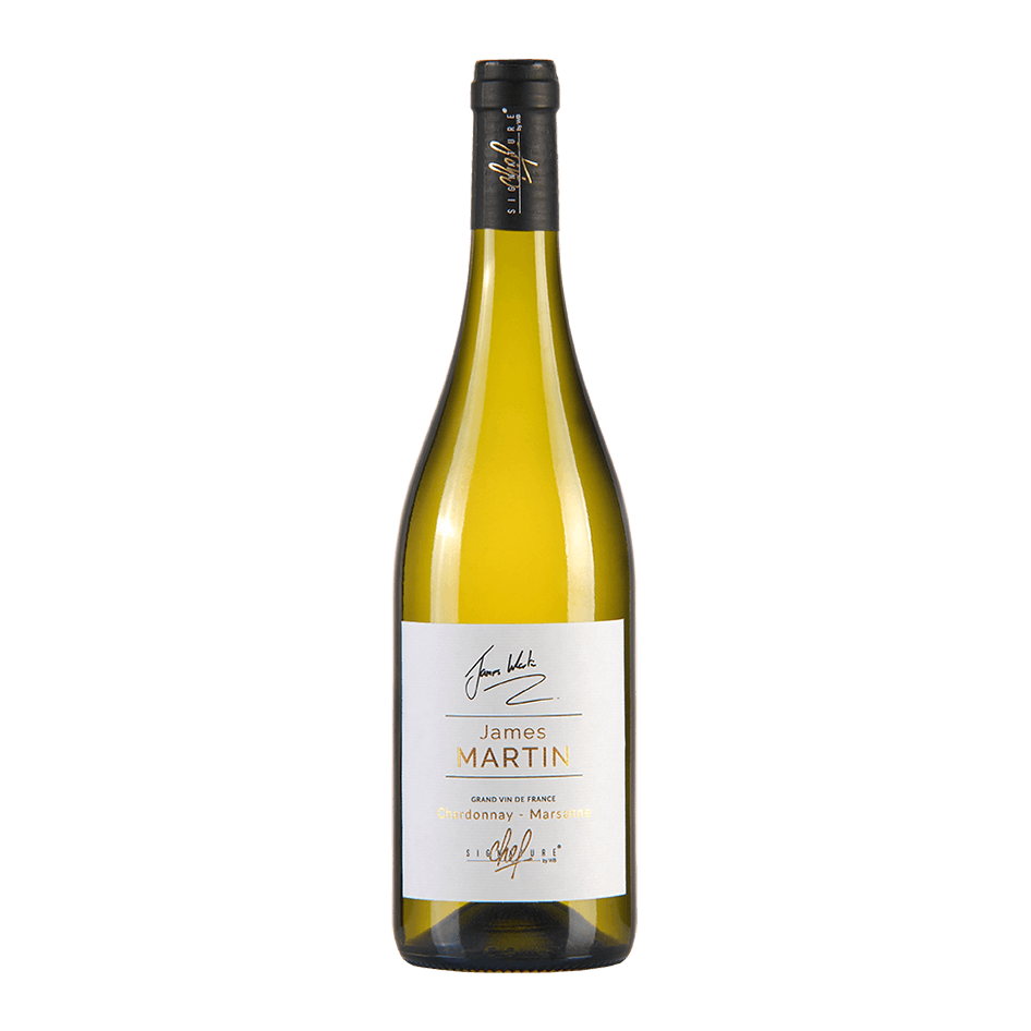 Gift Set - James Martin Chardonnay + Riedel Wine Glass set of 2